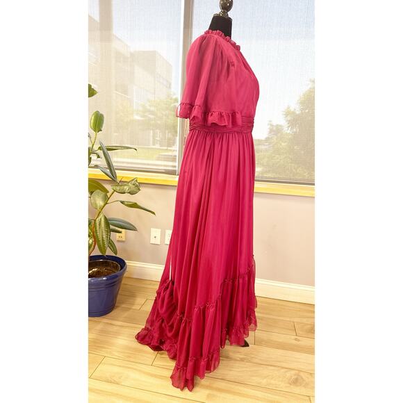 Mac Duggal Pink and Purple Maxi Dress - Picture 5 of 8